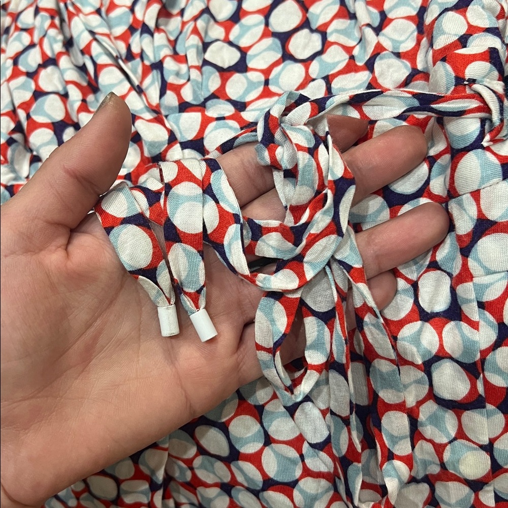$398 Diane Von Furstenberg Sleeveless Hooded Romper in Dot Print - Picture 12 of 13